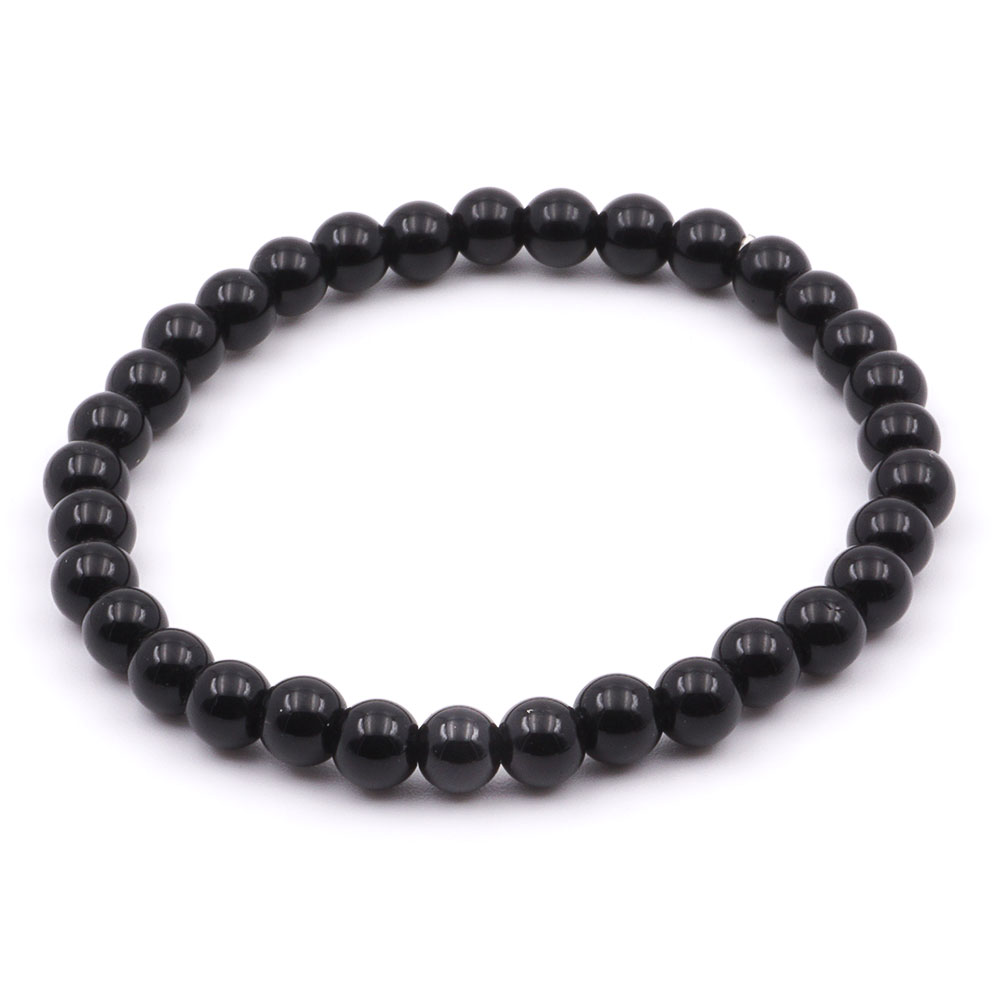 Ónix slim line karkötő - 6mm