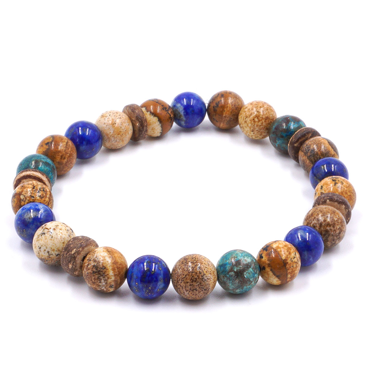 Hoax - Jáspis és Lapis Lazuli karkötő