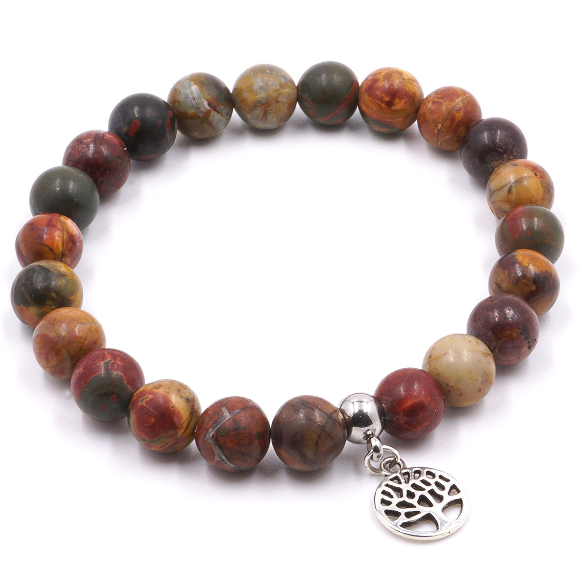 Treehouse - Picasso Jáspis karkötő dísszel