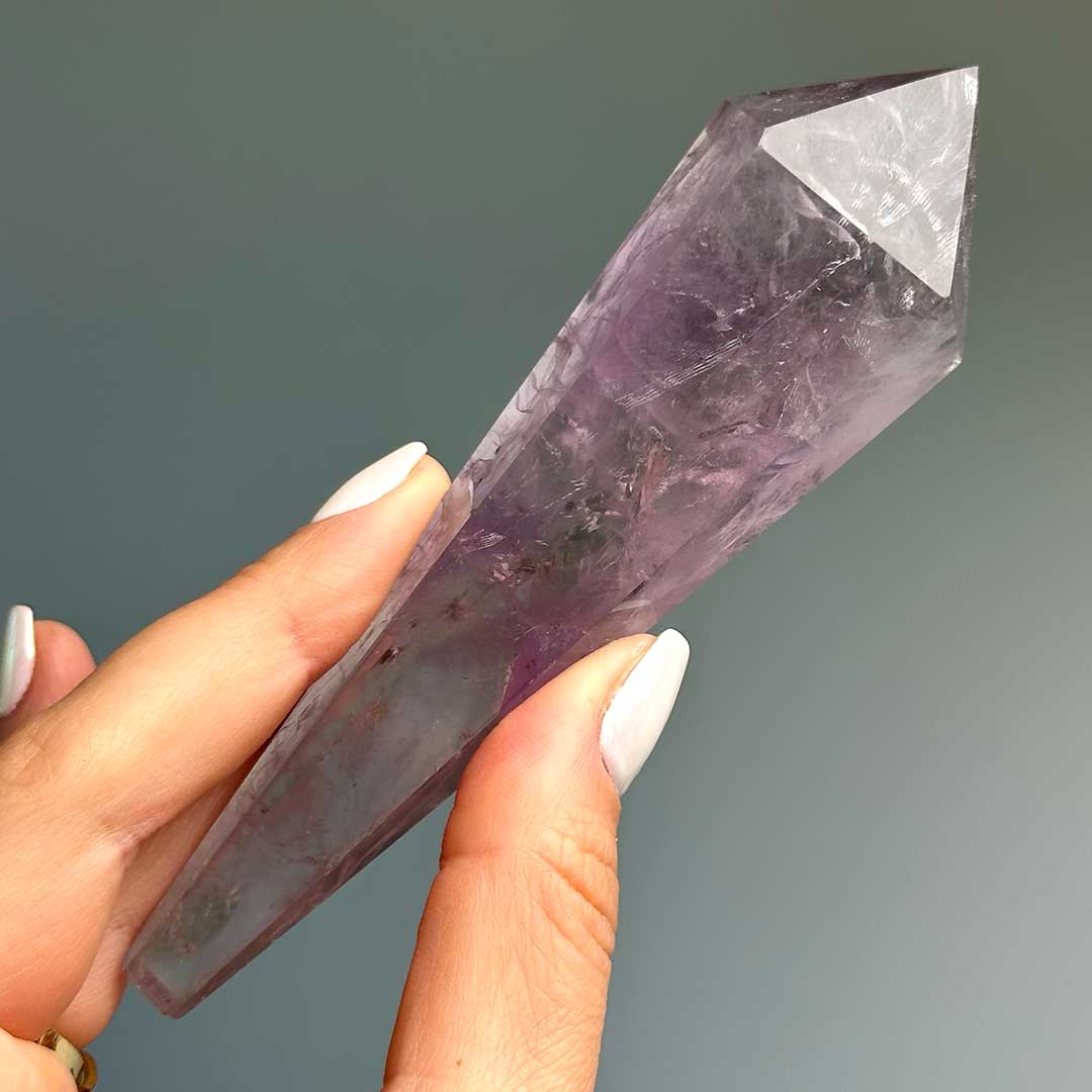 Hollanditos Ametiszt jogar állványon (1)