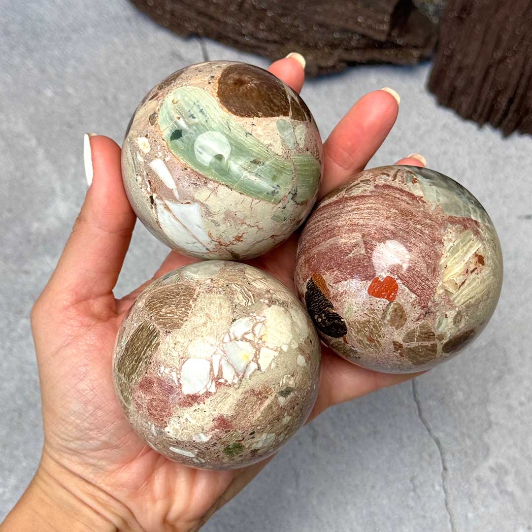 Cherry creek jáspis gömb