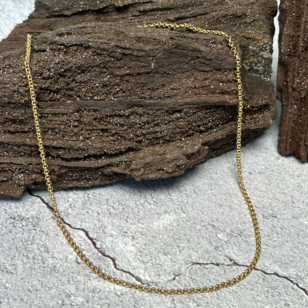 Arany színű nyaklánc (rozsdamentes acél)