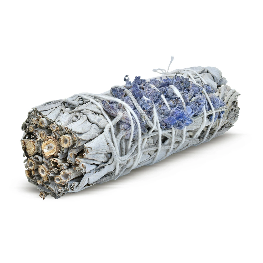 Fehér zsálya füstölő levendulával