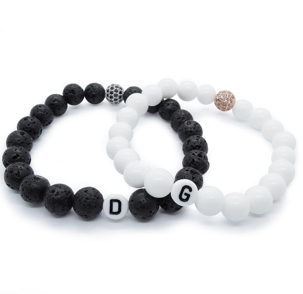 Whisper My Name szövegezhető páros karkötő