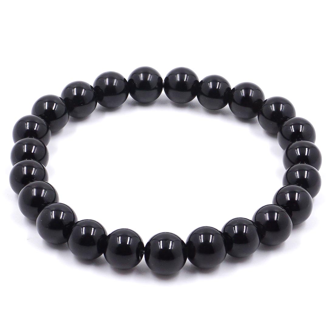 Jacob - Fényes ónix karkötő