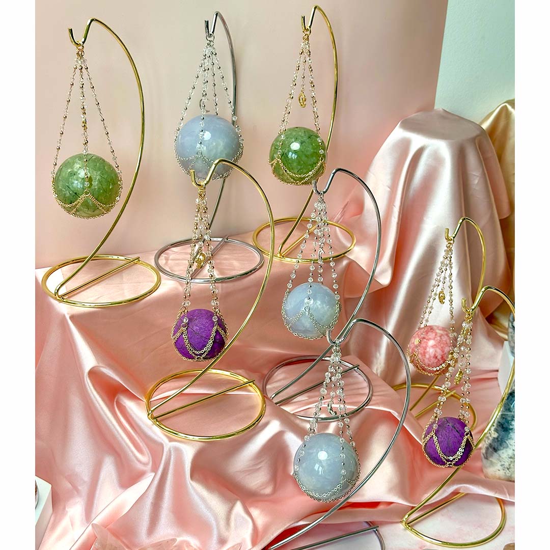 Gömbtartó függőágy, állvány (prémium)