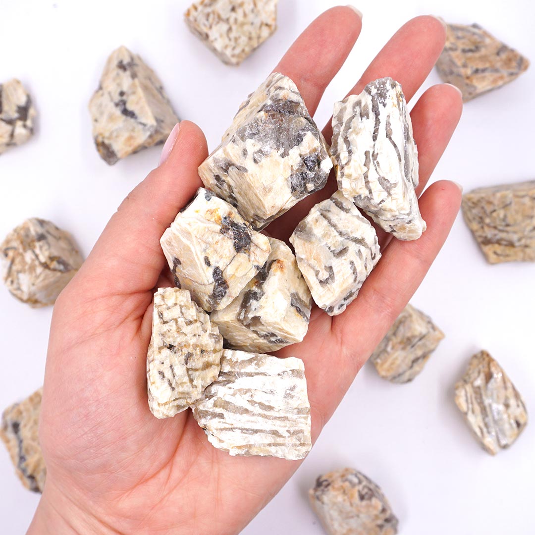 Írásgránit nyers ásvány