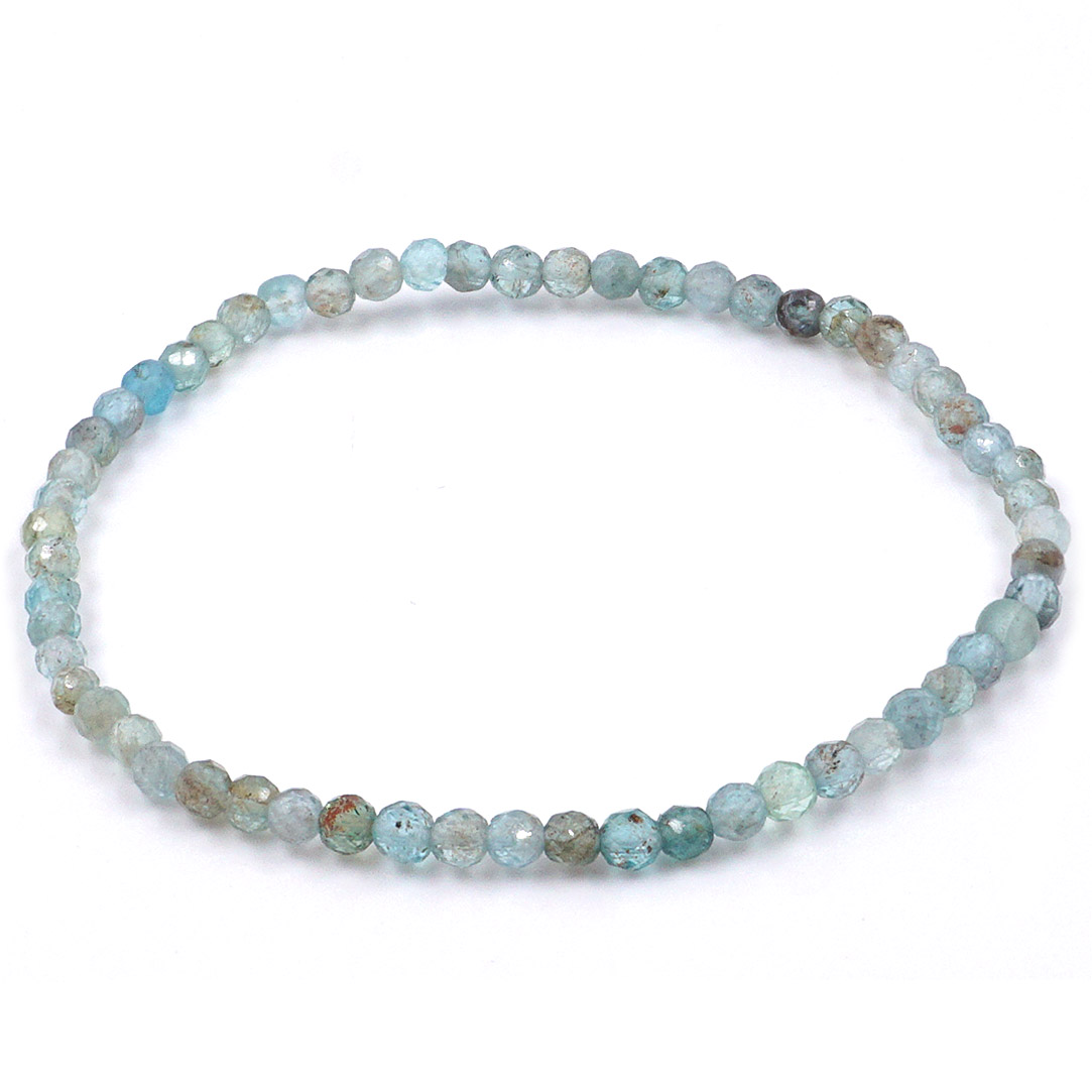 Reina - Világoskék apatit mini fazettált karkötő