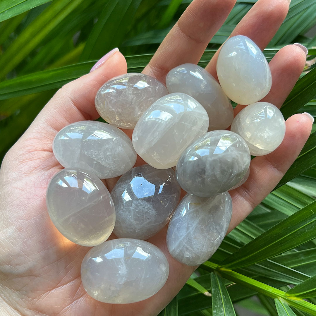 Kék Rózsakvarc marokkő