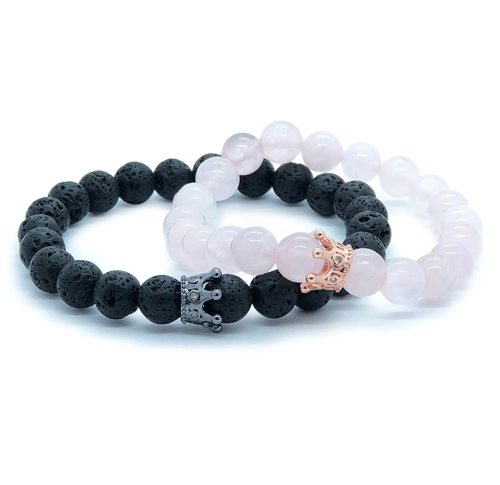 King and Queen páros karkötő