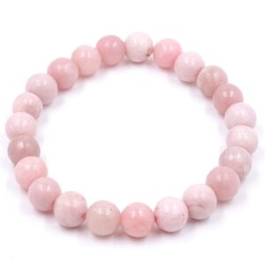 Pink opál karkötő