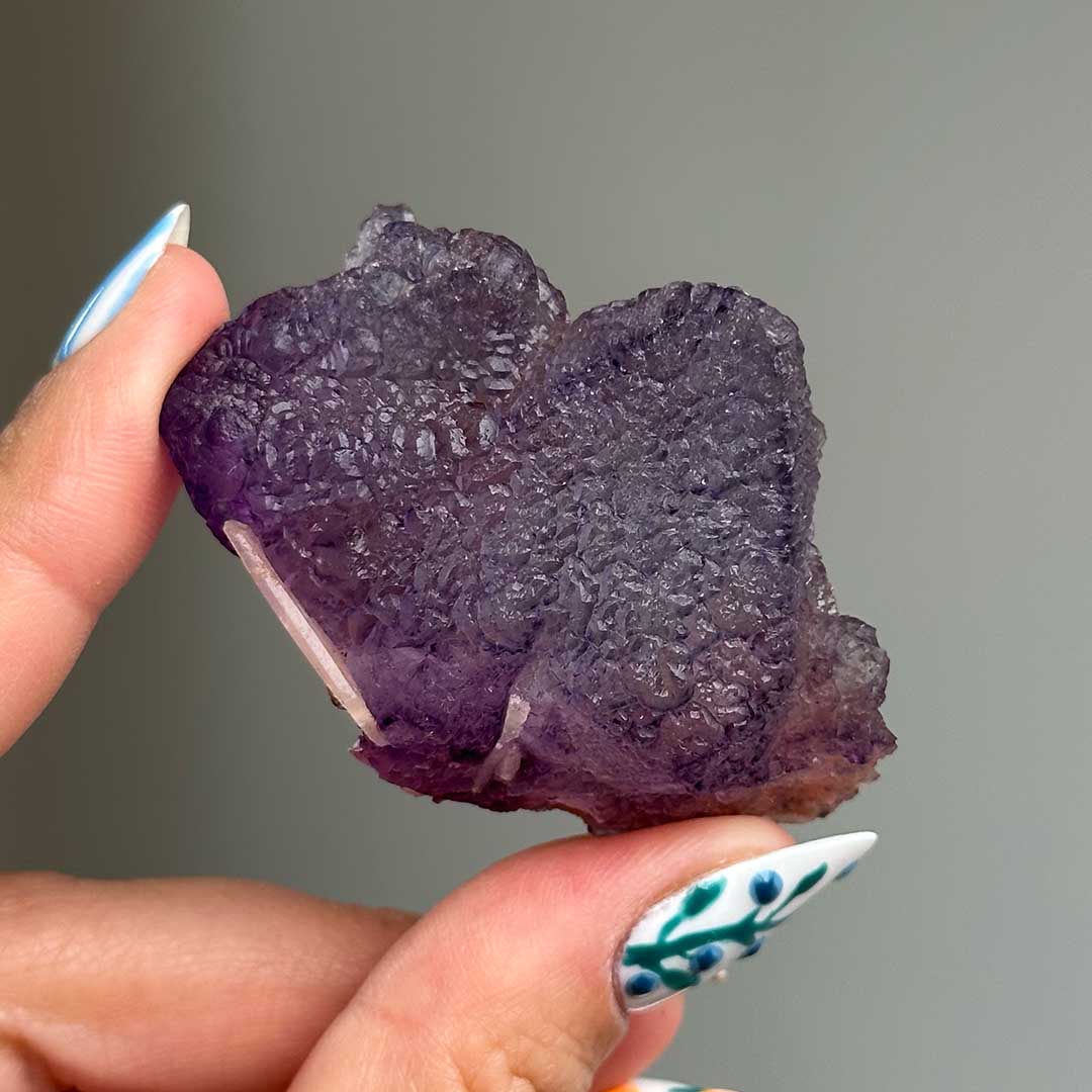 Lila Fluorit Barit lemezekkel (8) - ritkaság