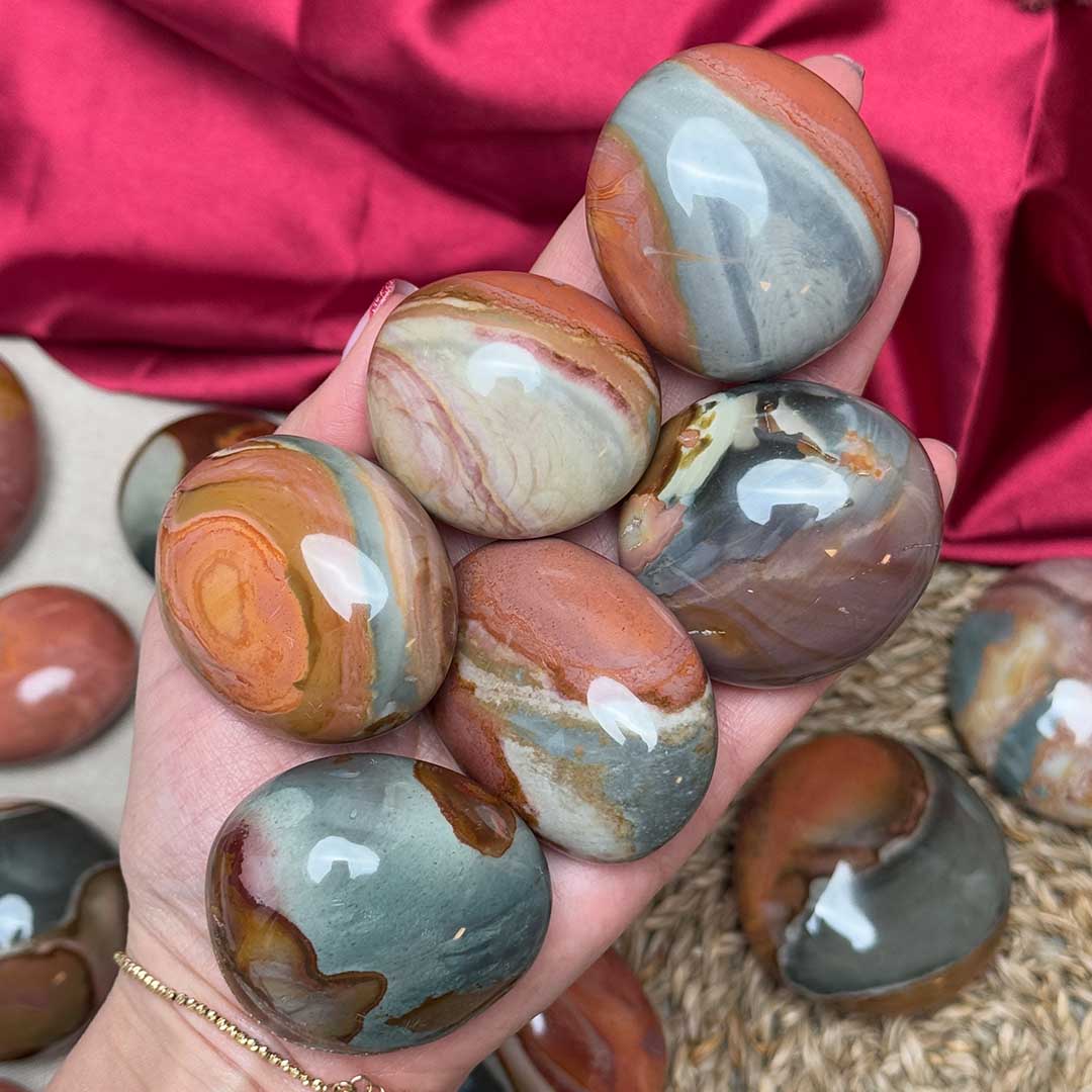 Polikróm jáspis marokkő