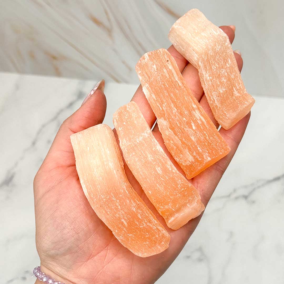 Narancs szelenit nyers hasáb