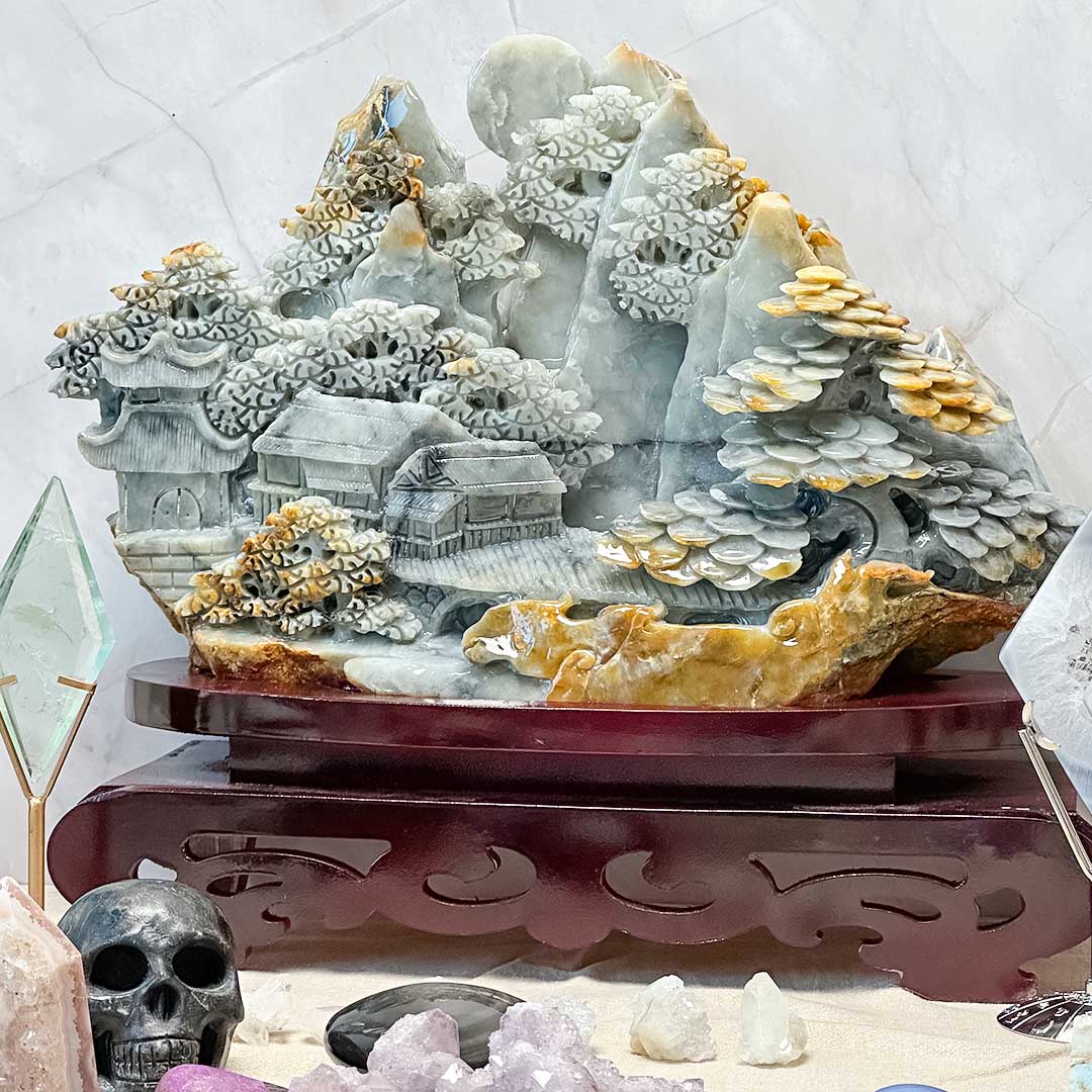 Jáde faragvány dekoráció (extra)(prémium) - Image 3