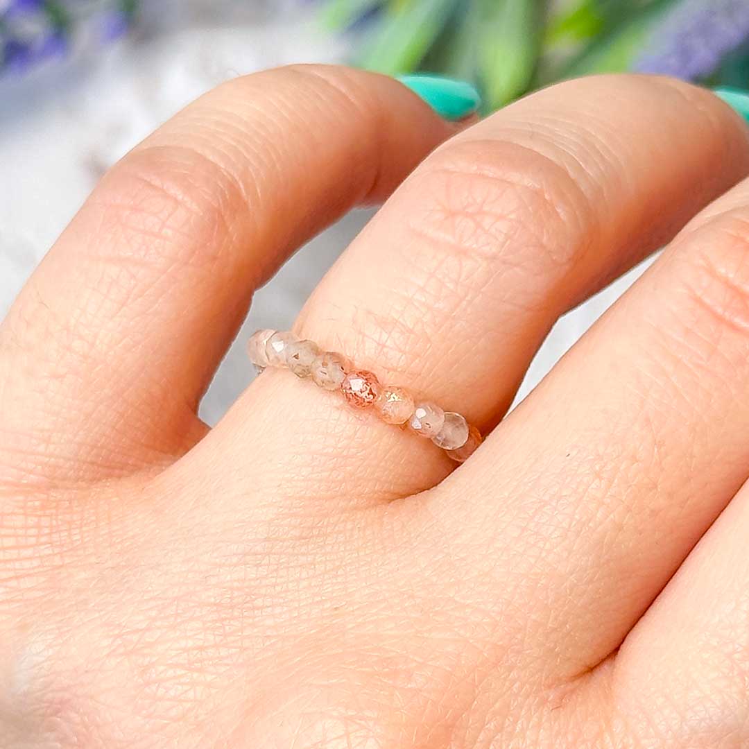 Holdkő ásvány gyűrű