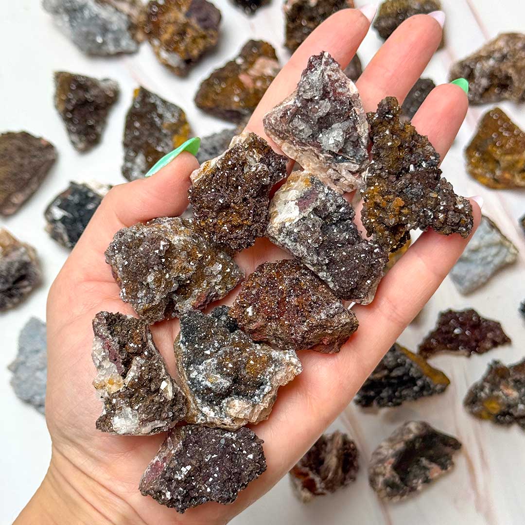 Mangán, kalcit és barit kristályformáció - új felfedezés!