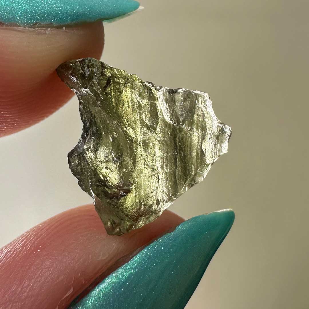 Moldavit meteorit tektit Csehországból (14)