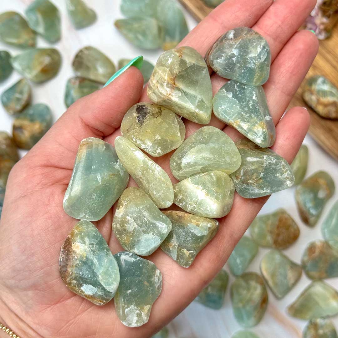 Lemurian aquatine kalcit B minőség