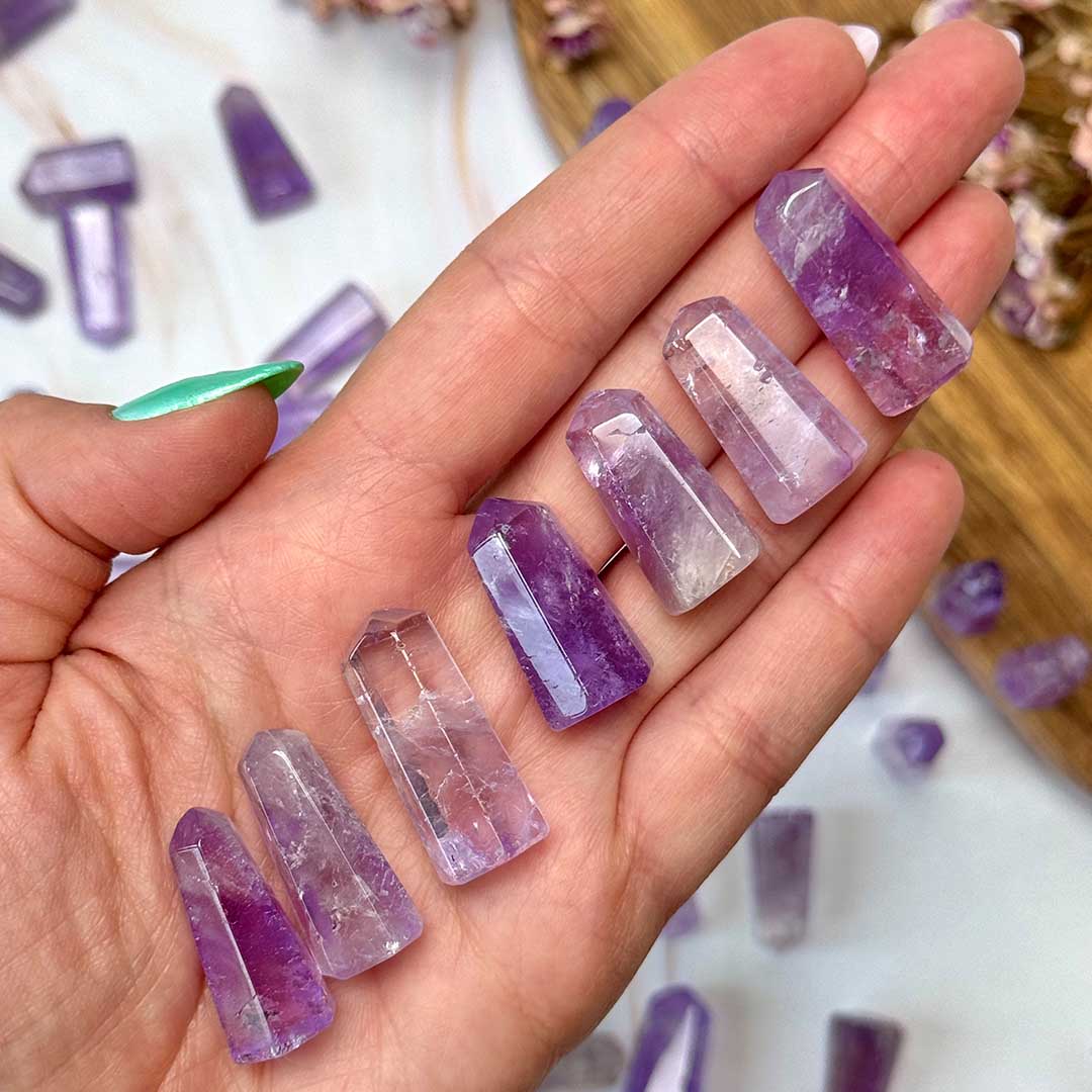 Levendula ametiszt mini torony Brazíliából