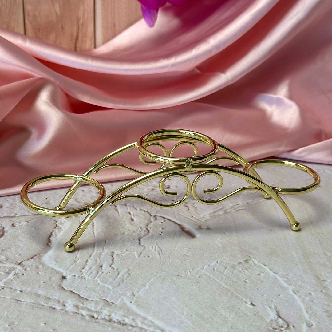 Arany golyótartó 3 gömbhöz - Image 2