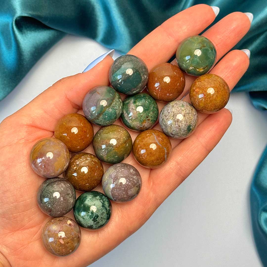 Óceán jáspis golyó