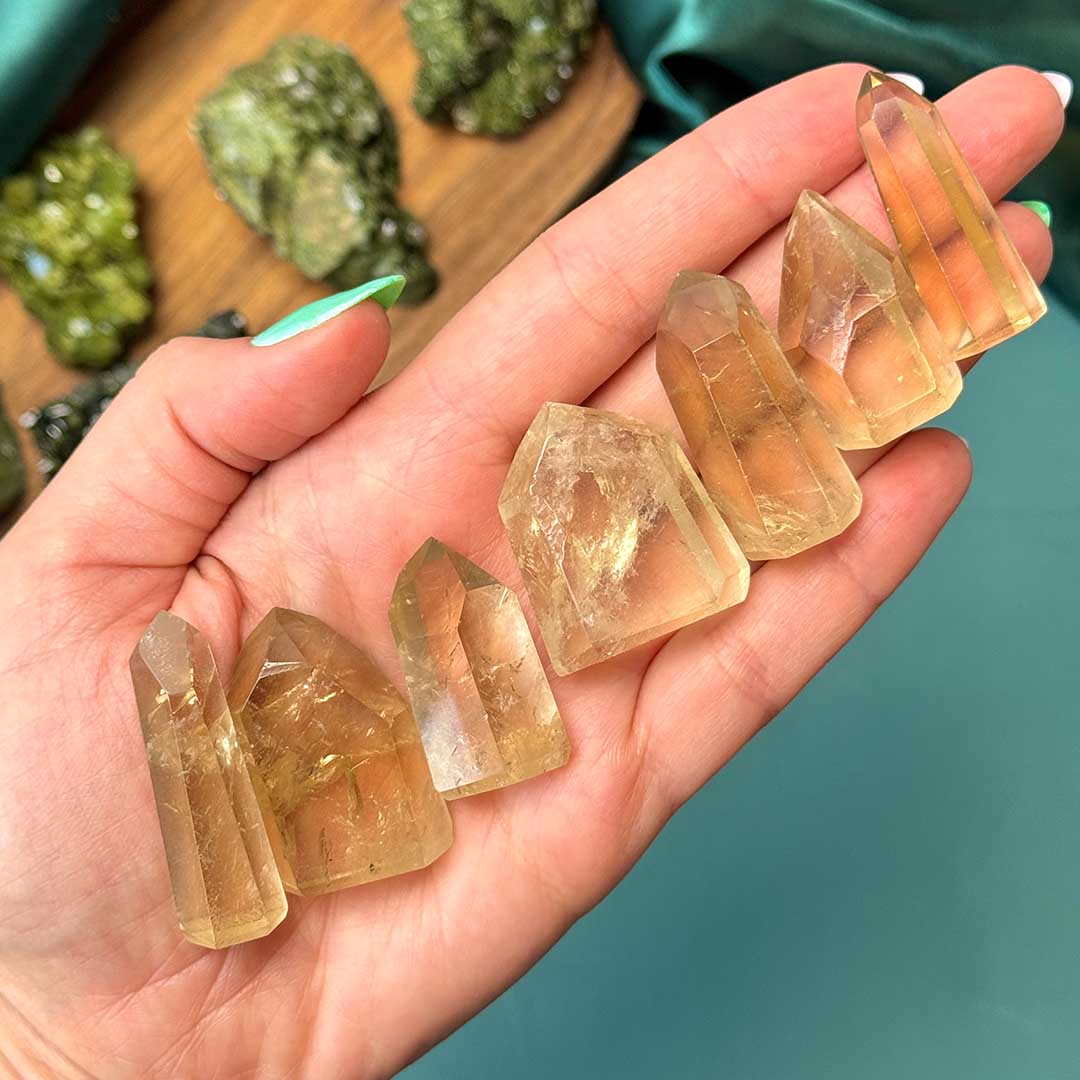 Természetes Citrin csúcs