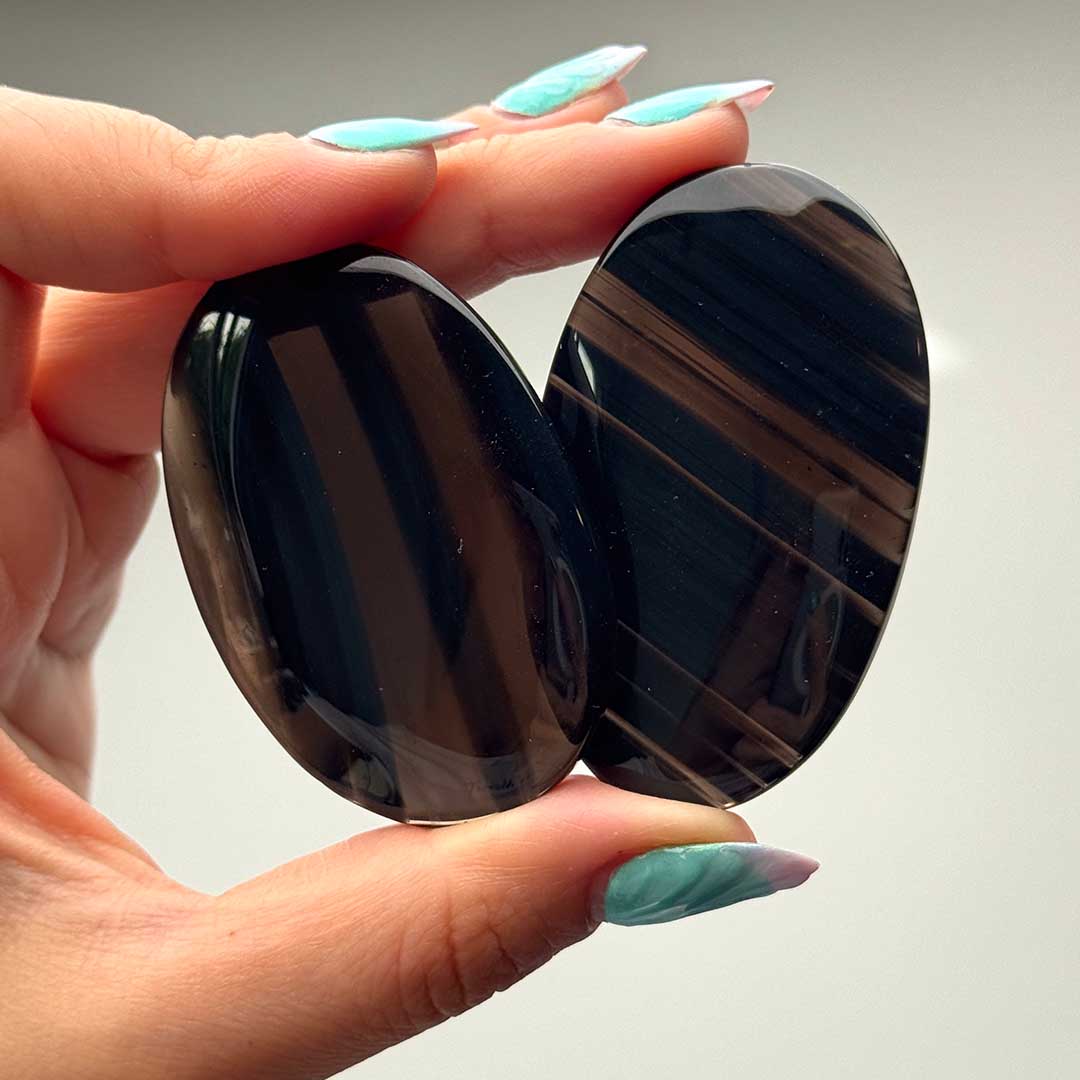 Midnight Lace obszidián marokkő