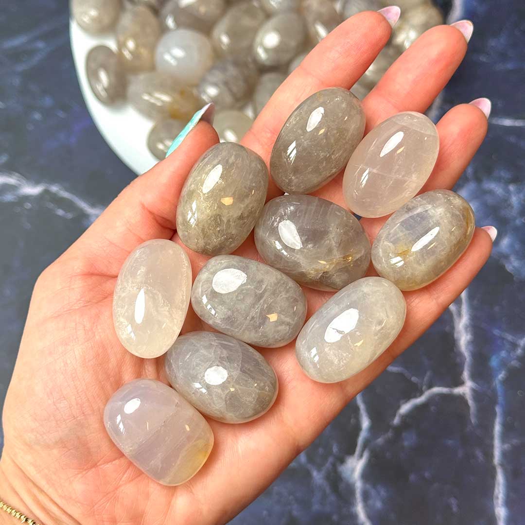 Kék Rózsakvarc marokkő