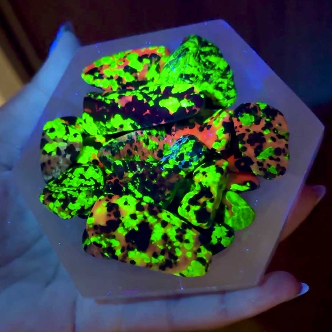 Willemit marokkő - UV reaktív ritkaság - Image 3