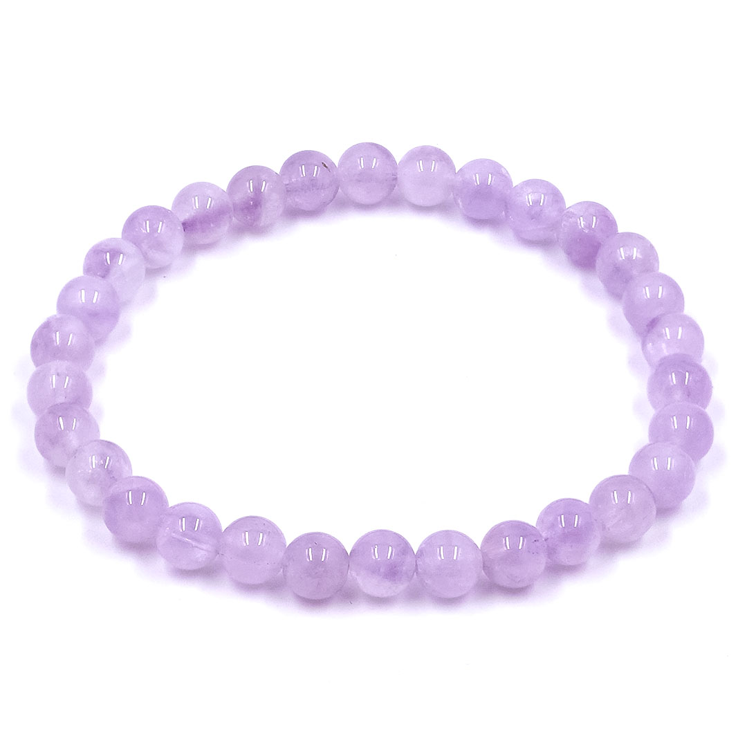 Levendula Ametiszt karkötő - 6 mm