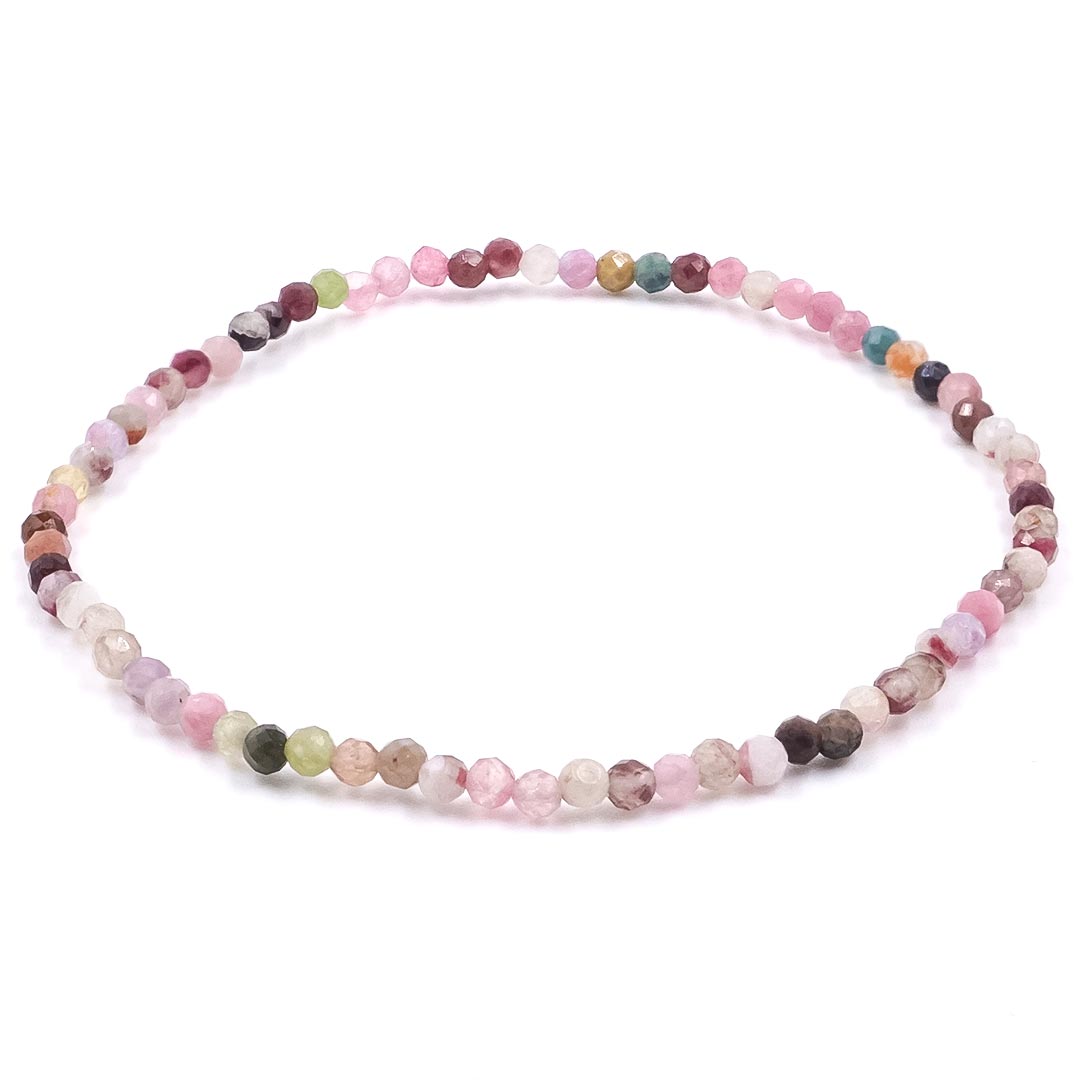 Tamarah - Turmalin mini fazettált karkötő