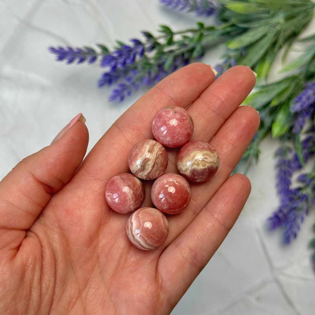 Rodokrozit prémium mini golyó