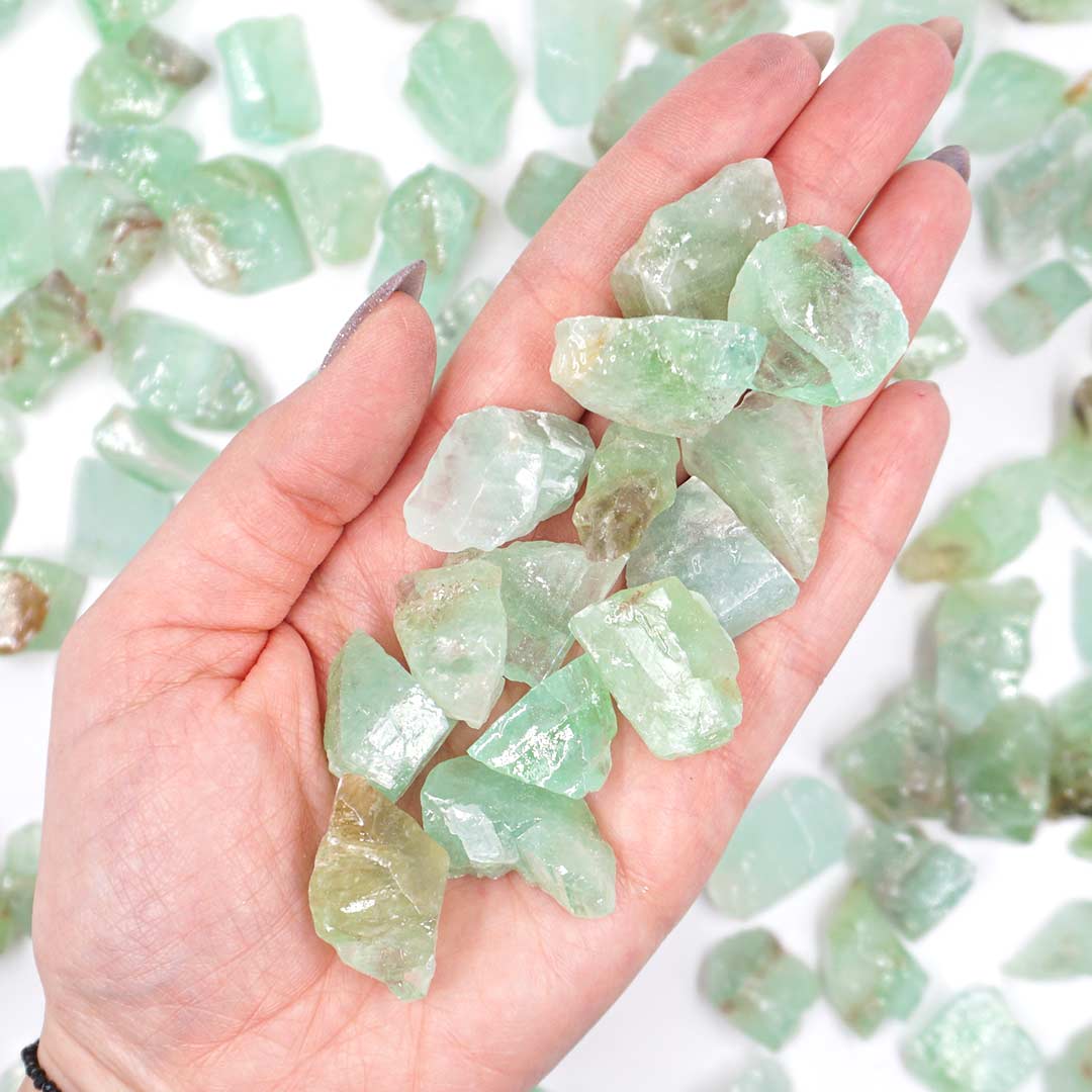 Zöld Kalcit nyers ásvány