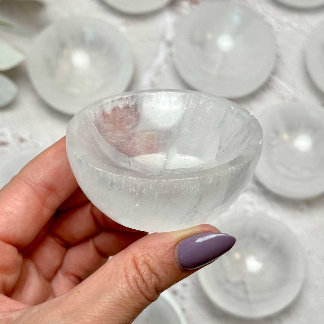 Szelenit mini kerek tál