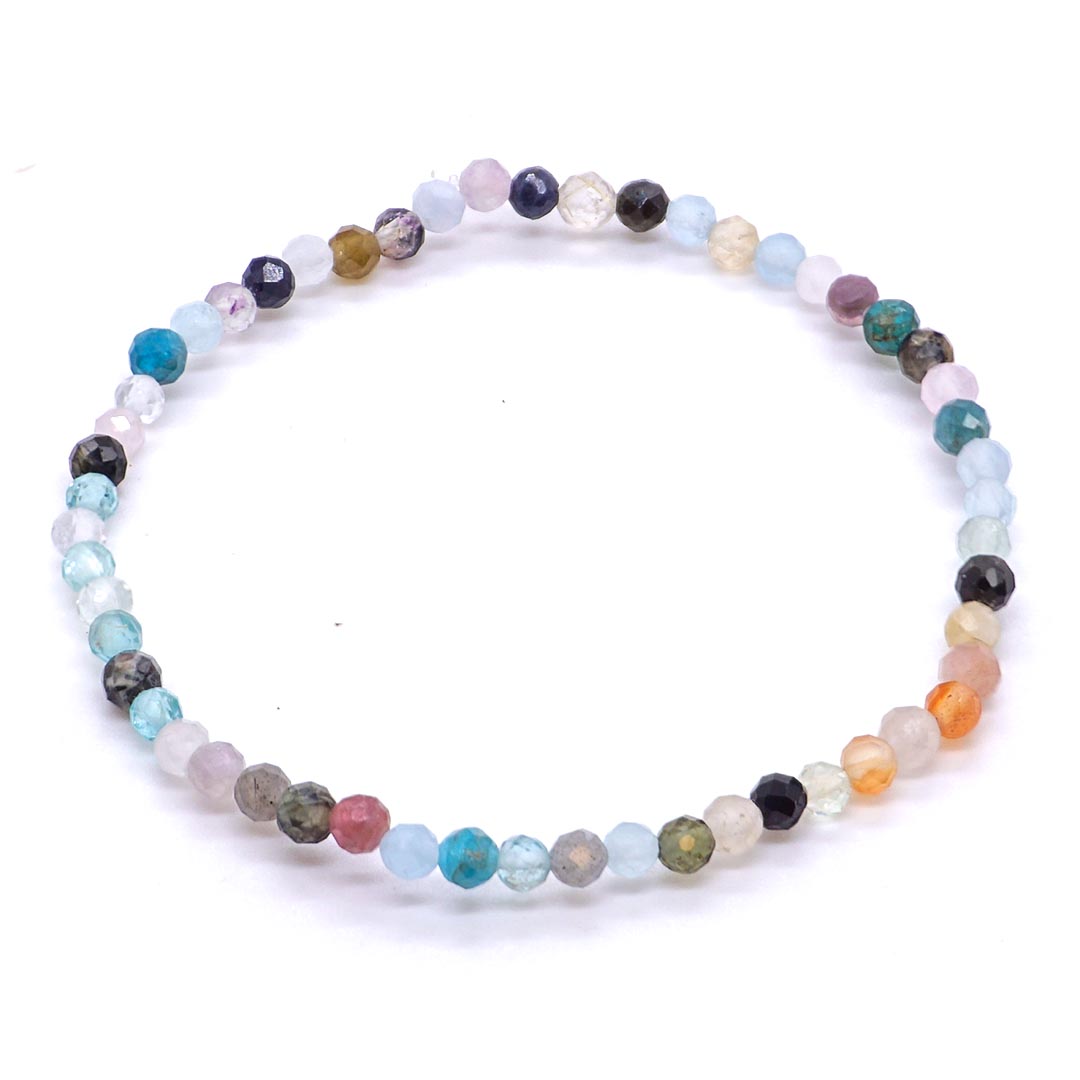 Spectrum - Ásványmix mini fazettált karkötő