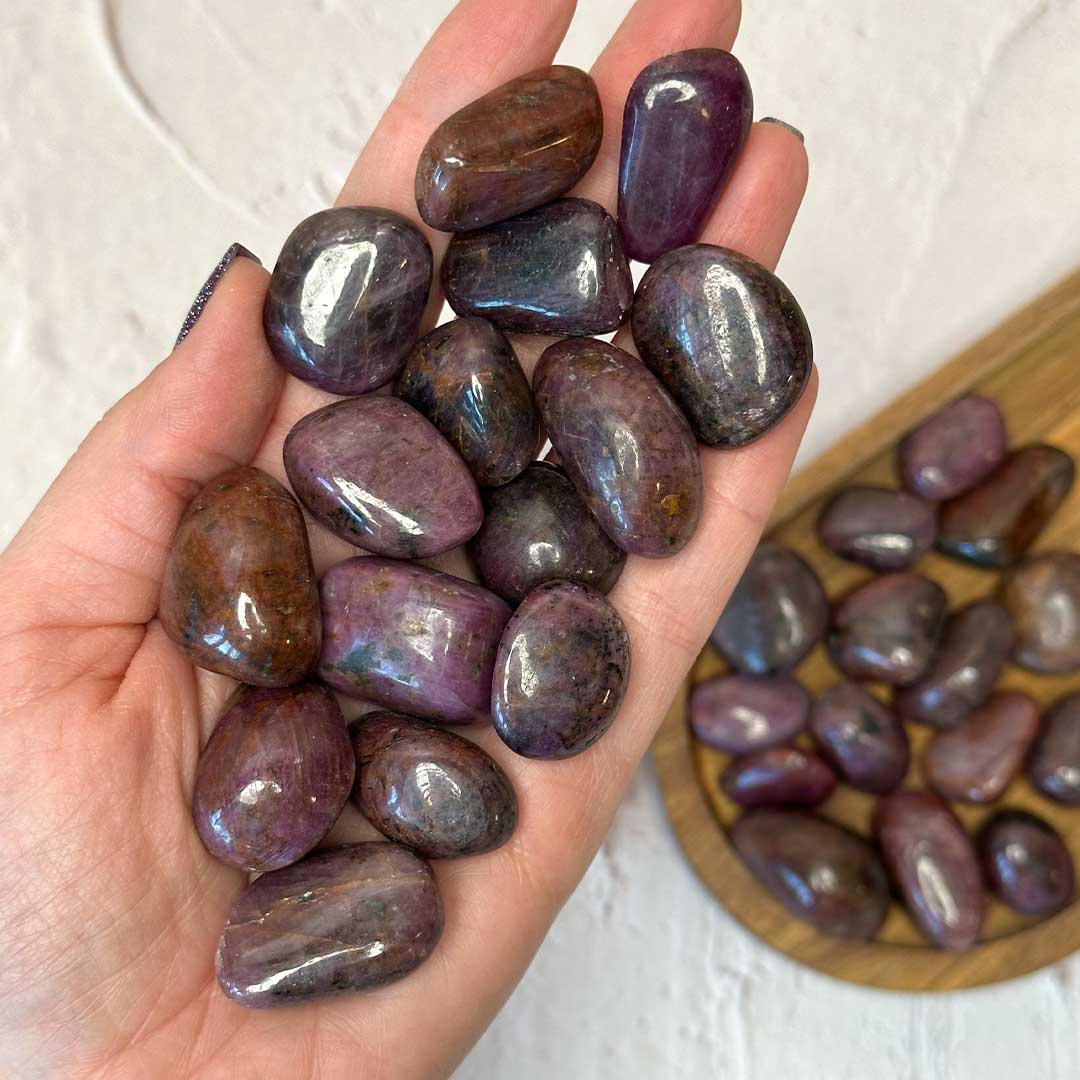 Rubin marokkő csiszolat - extra!