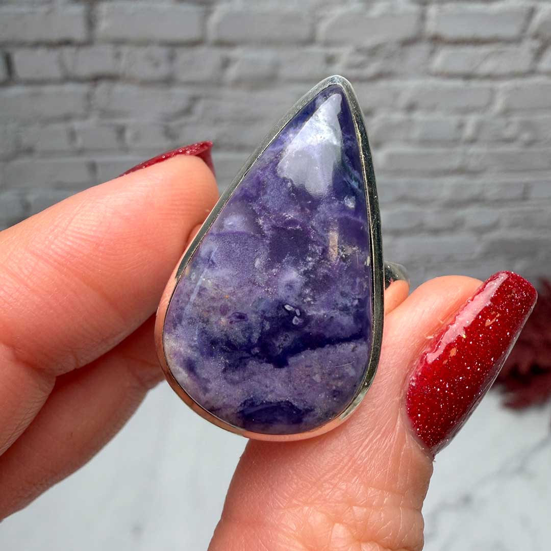 Tiffany jáspis ezüst gyűrű - állítható méretben (1)