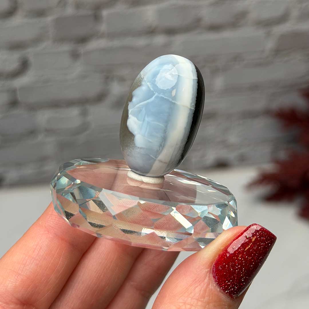 Owyhee Kék Opál shiva csiszolat (8) - extra!