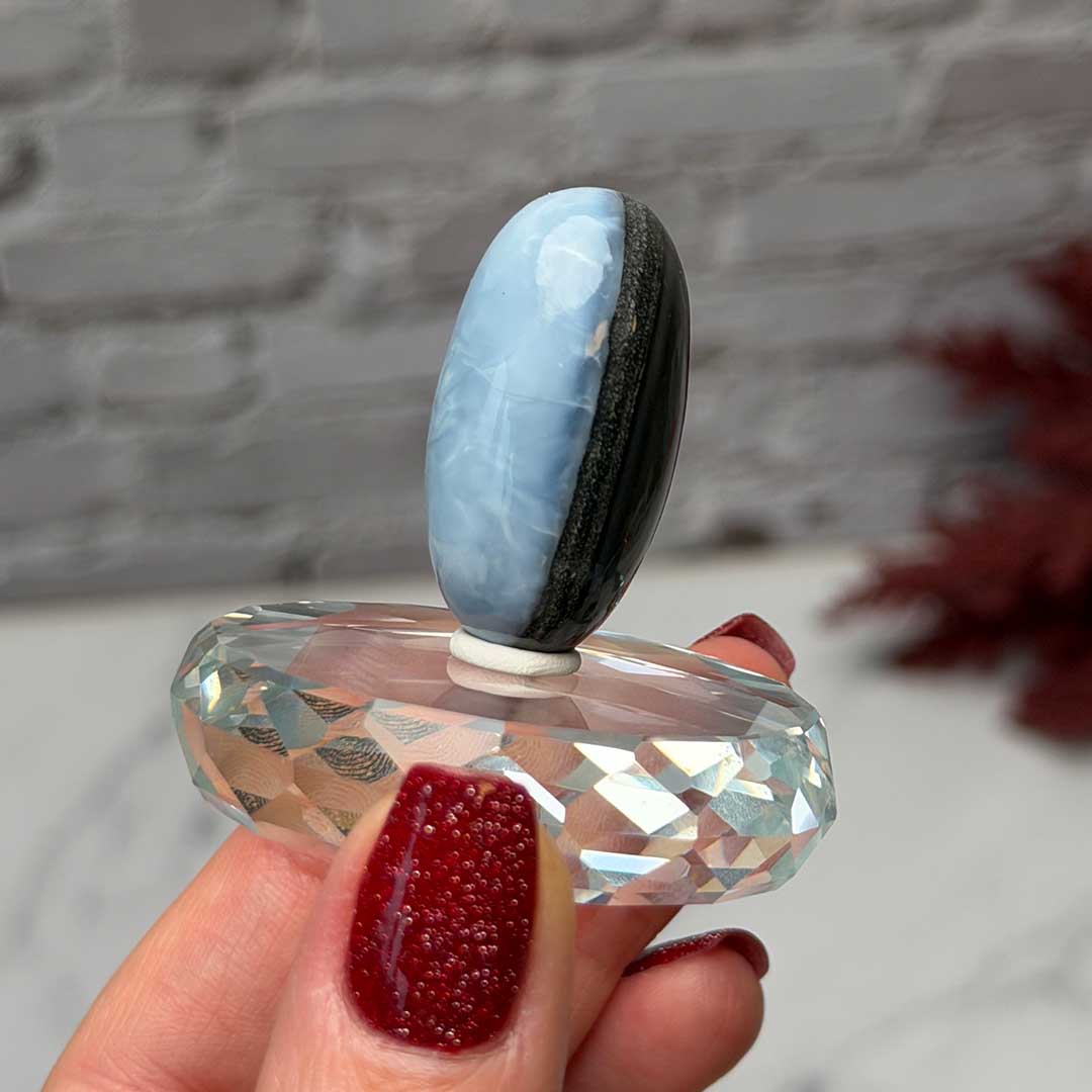 Owyhee Kék Opál shiva csiszolat (7) - extra!