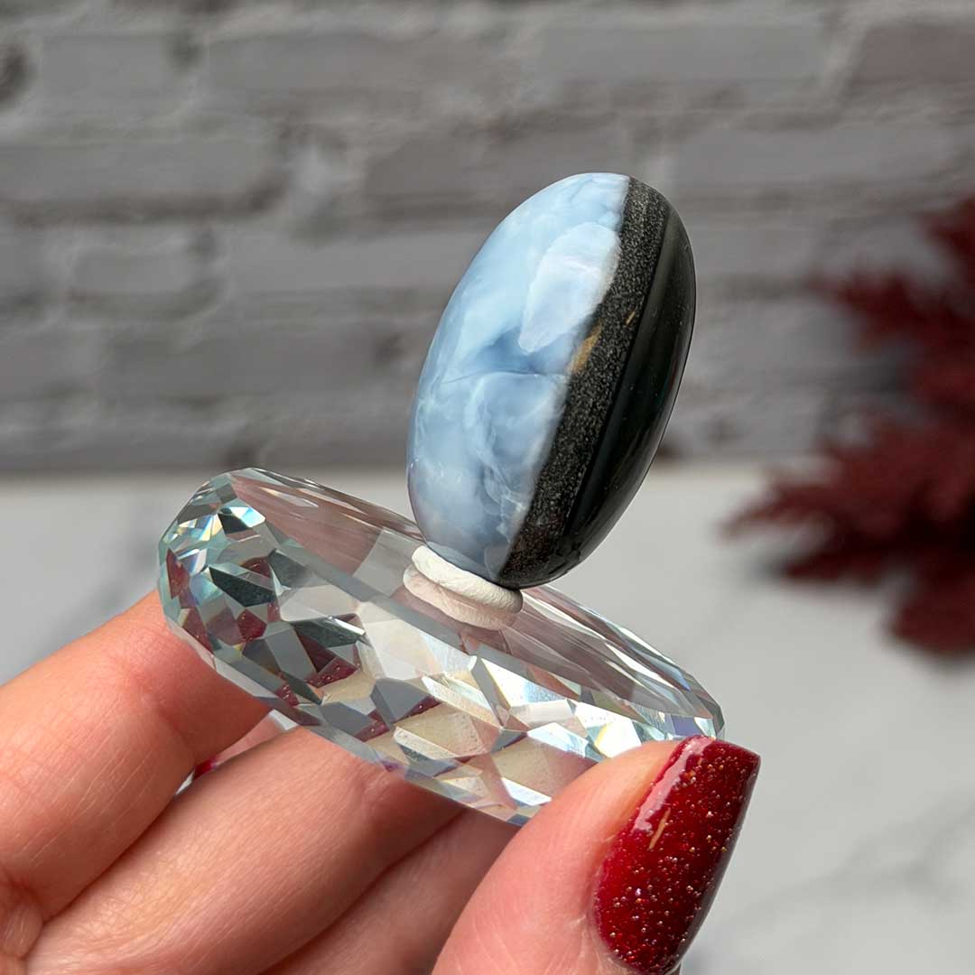 Owyhee Kék Opál shiva csiszolat (4) - extra!