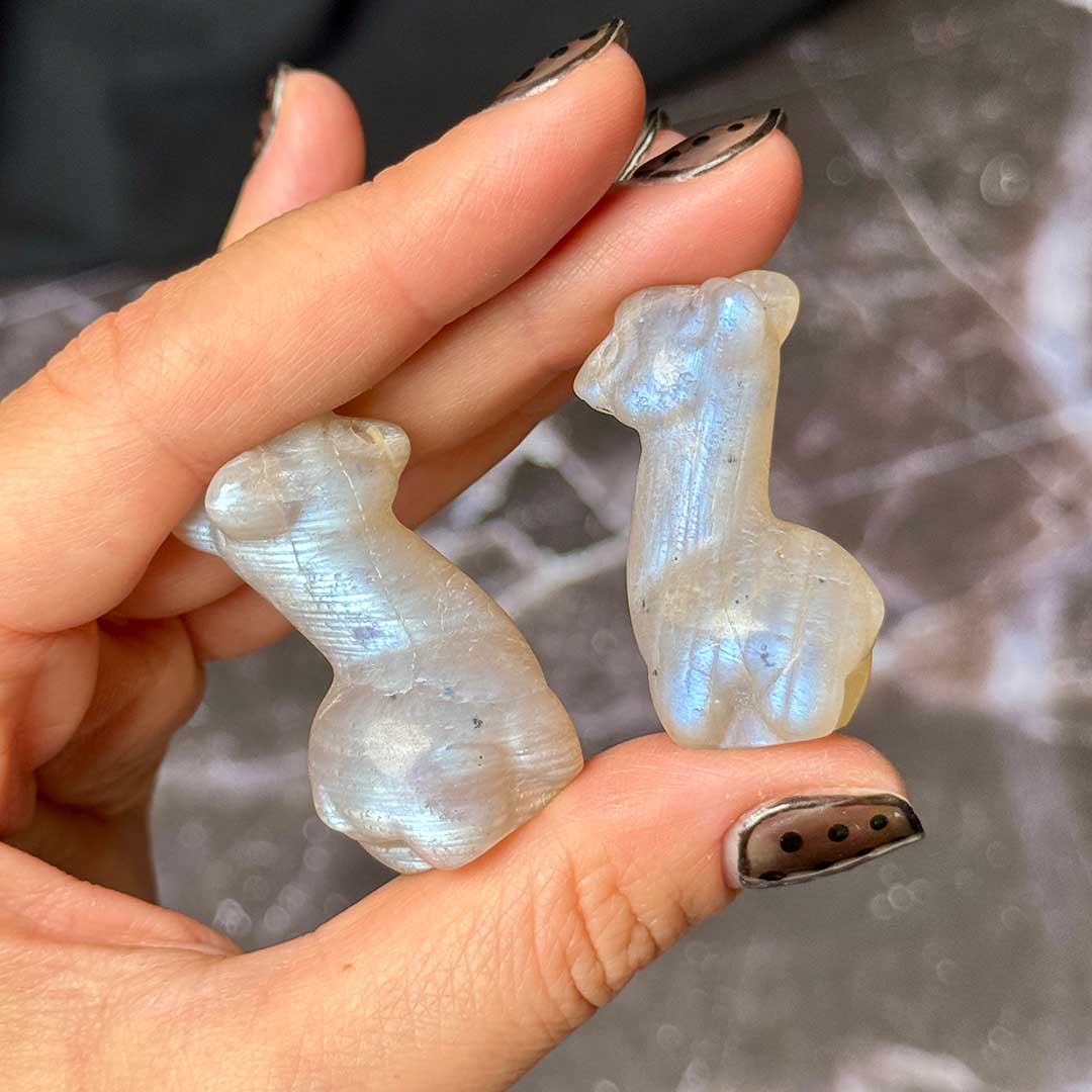 Belomorit Holdkő láma faragvány