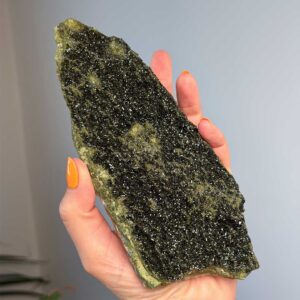 Forest Epidot Nagy méretű kristályos telep - egyedi!