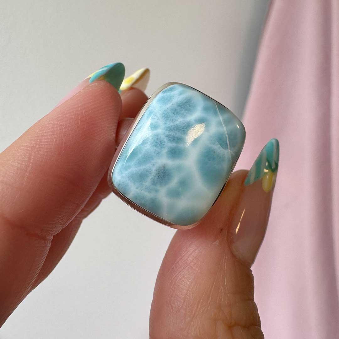 Larimar kristályos gyűrű (3) - Image 3