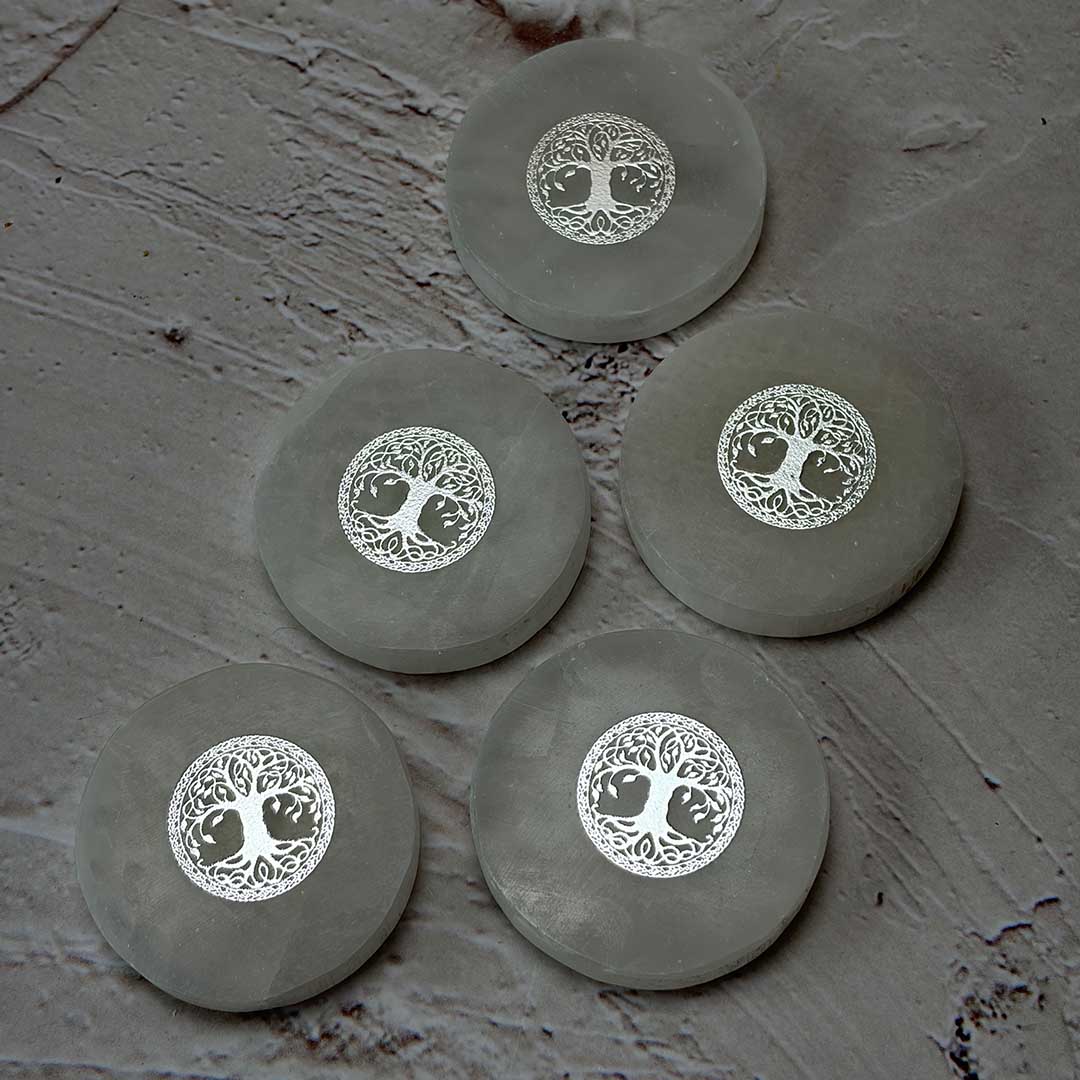 Szelenit korong - életfa mintával - Image 3