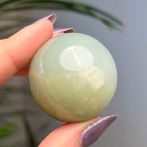 Sage green Holdkő gömb - Egyedi termékek - termékfotó 1