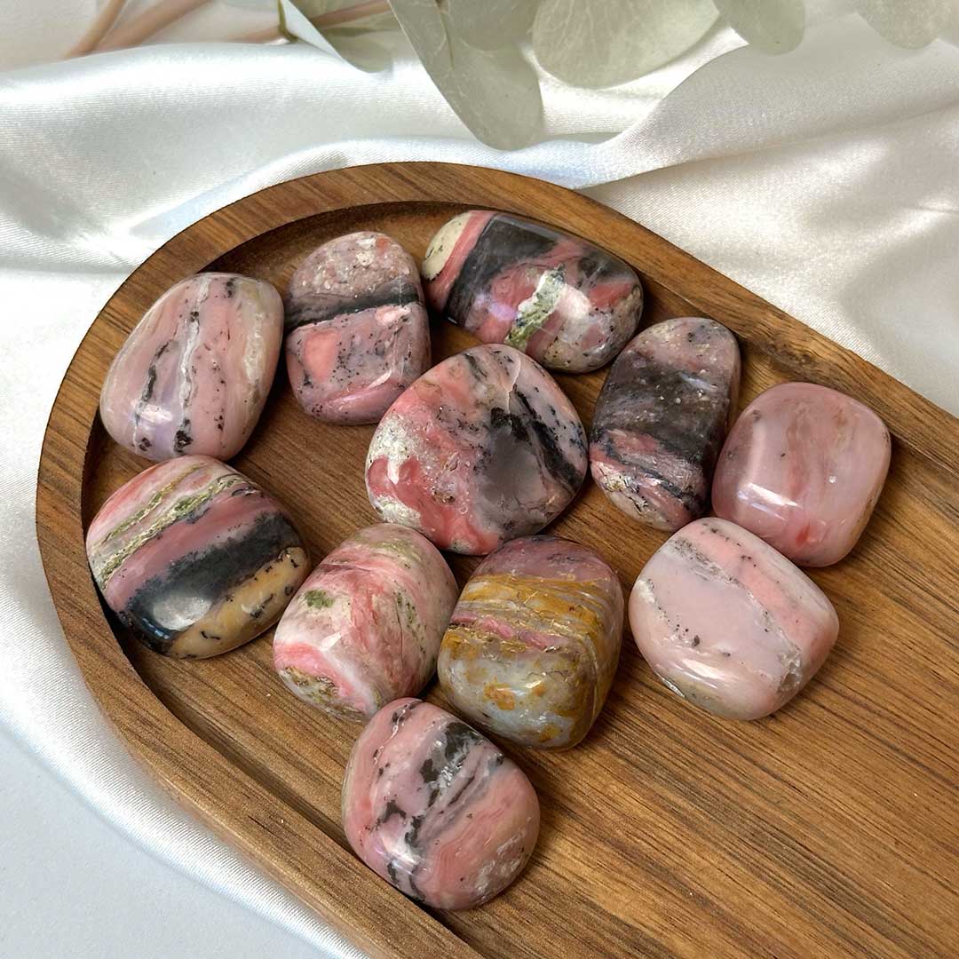 Eper Pink Opál marokkő Ásványok , ásvány 2