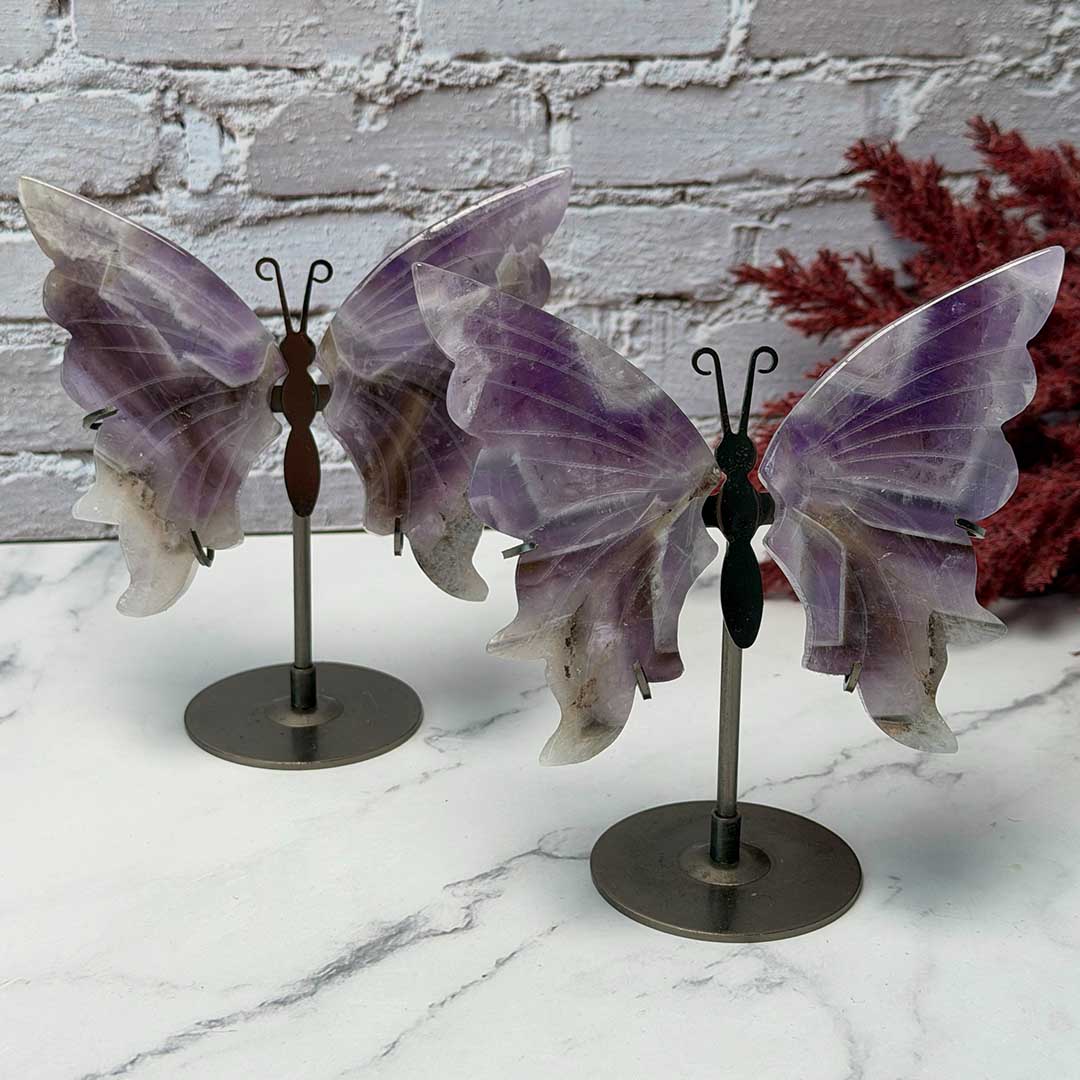Ametiszt pillangó állvány