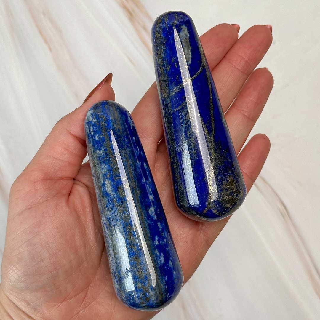 Lapis lazuli masszírozó rúd