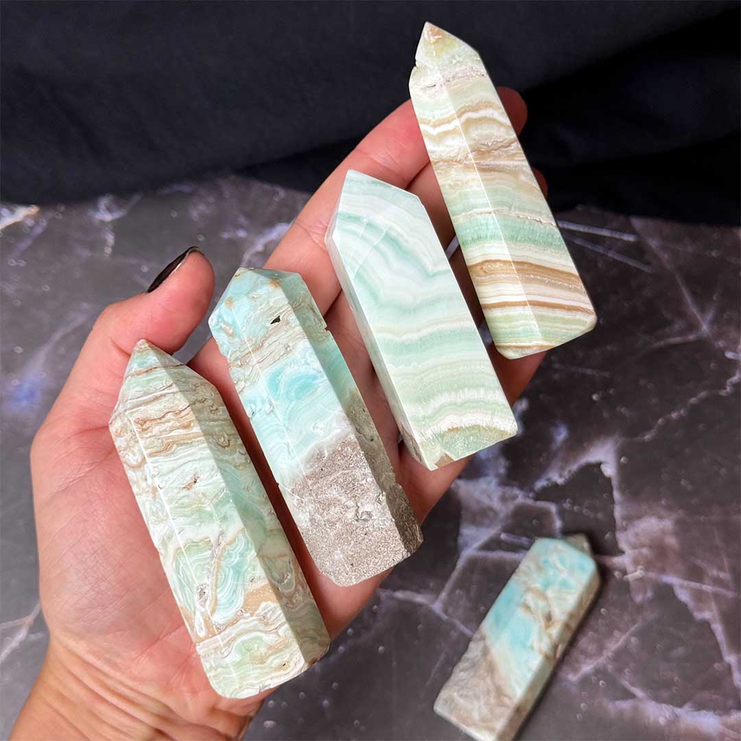 Kék Aragonit torony